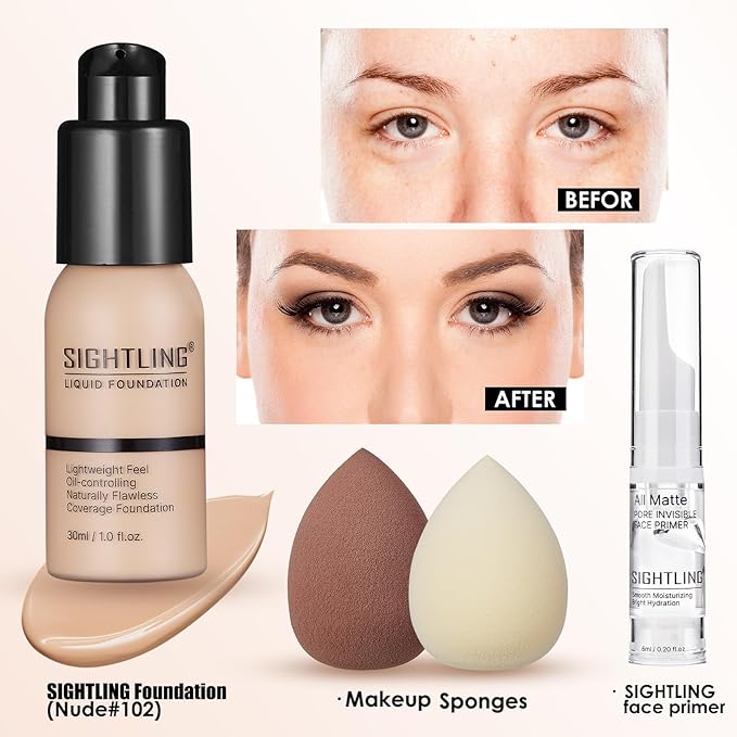 All In One Makeup Kit, Travel Makeup Kit, Makeup Gift Set, Makeup Kit for Women Full Kit, Makeup Bundle Includes Foundation Eyeshadow Palette Lipstick Eyeliner Mascara Contour Stick Cosmetic Brush Set-Velvo Beauty