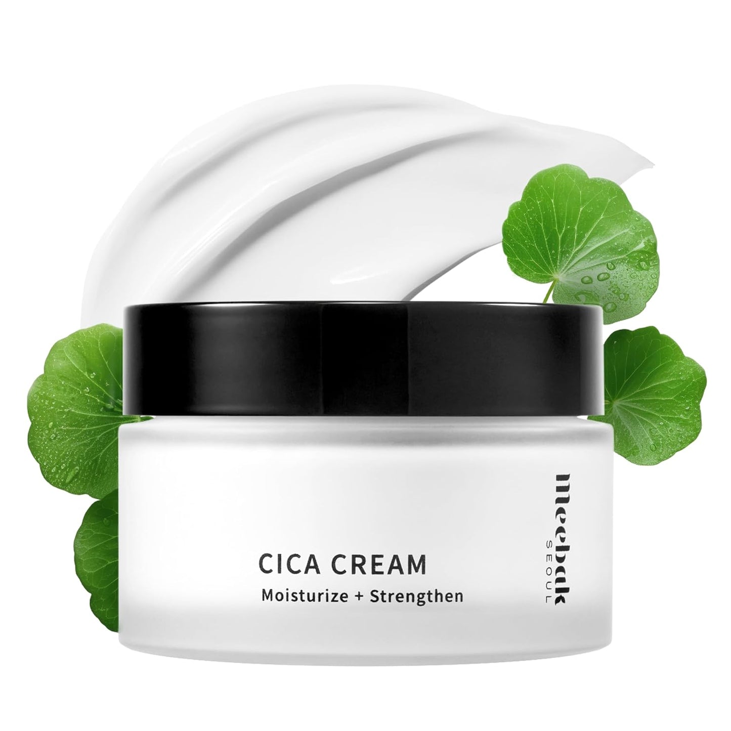 Meebak Cica Cream | Daily Repair Moisturizer with Niacinamide, Ceramide, & Retinol | Deep Hydration & Soothing | Locks in Moisture | Suitable for Sensitive Skin-Velvo Beauty
