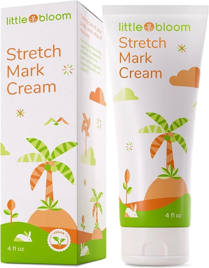 Stretch Mark Cream for Pregnancy w/ Shea Butter, Vitamin C & E - Stretch Mark Cream for Pregnancy, Belly Butter for Pregnancy, Stretch Mark Treatment, Pregnancy Lotion for Belly, Stretch Marks Removal-Velvo Beauty