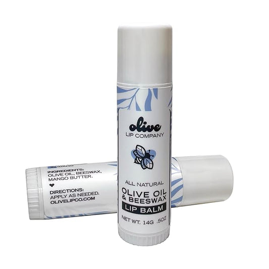 Hydrating Beeswax Lip Balm with Natural Olive Oil and Mango Butter, 0.5 oz. Tube, Clear Long Lasting Moisturizer for Dry, Cracked, Chapped Lips, Hydrating Skincare for Women, Men, Kids-Velvo Beauty