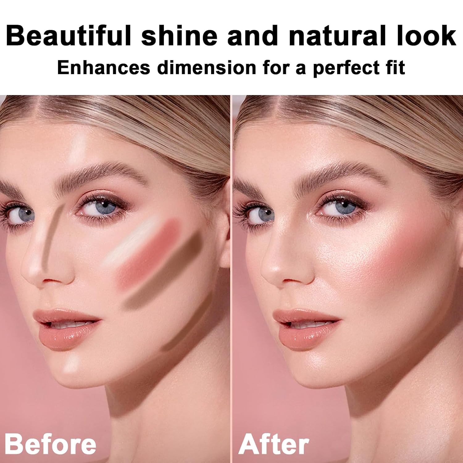 3Pcs Cream Contour Stick Makeup Kit, Shades with Highlighter, Blush and Bronzer Contour Stick for Sculpt the Cheeks, Long Lasting, Waterproof, Matte & Dewy Finish FAIR(7+9+11)-Velvo Beauty