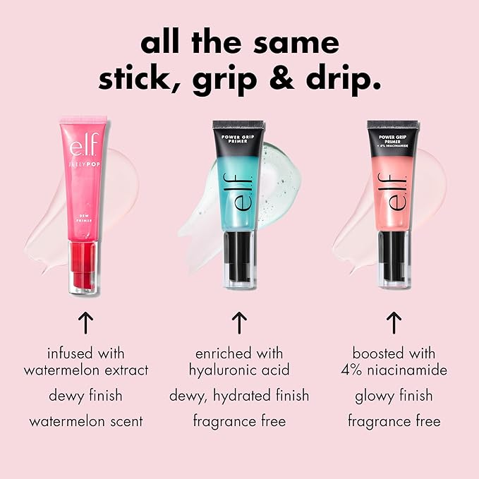 e.l.f. Jelly Pop Dew Primer, Limited Edition Translucent Face Primer For Moisturizing & Smoothing Skin & Gripping Makeup, Vegan & Cruelty-Free-Velvo Beauty