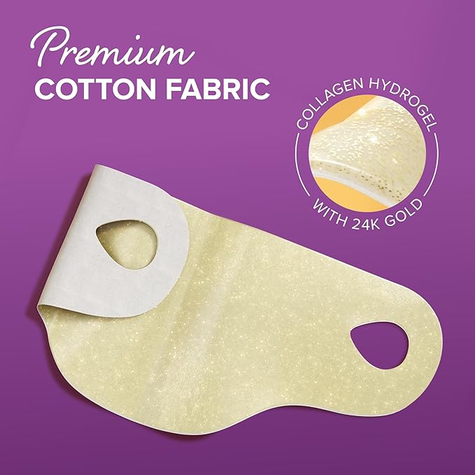 MAREE V Line Lifting Mask with 24K Gold – Deep Collagen Face Mask for Women – Jawline Shaper Mask with Retinol & Hyaluronic Acid – Neck Tightening & Firming - Double Chin Strap for Face Lift-Velvo Beauty