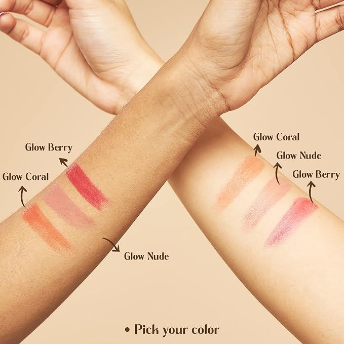 Vegan Tinted, Lip Moisturizer Gifts Sets & Hydrating Lip Balm Set, Natural Lip Balm for Dry Cracked with Argan Oil, Sunflower Oil and Hyaluronic, Not Tested on Animals (3 Packs)-Velvo Beauty