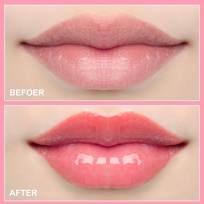 Lip Glowy Balm of Berry Scent,Moisturizing Lip Balm For A Sheer Tint Of Color-10g, Hydrate, Glossy, Lightweight, Moisturize & Tint with Shea Butter-Velvo Beauty