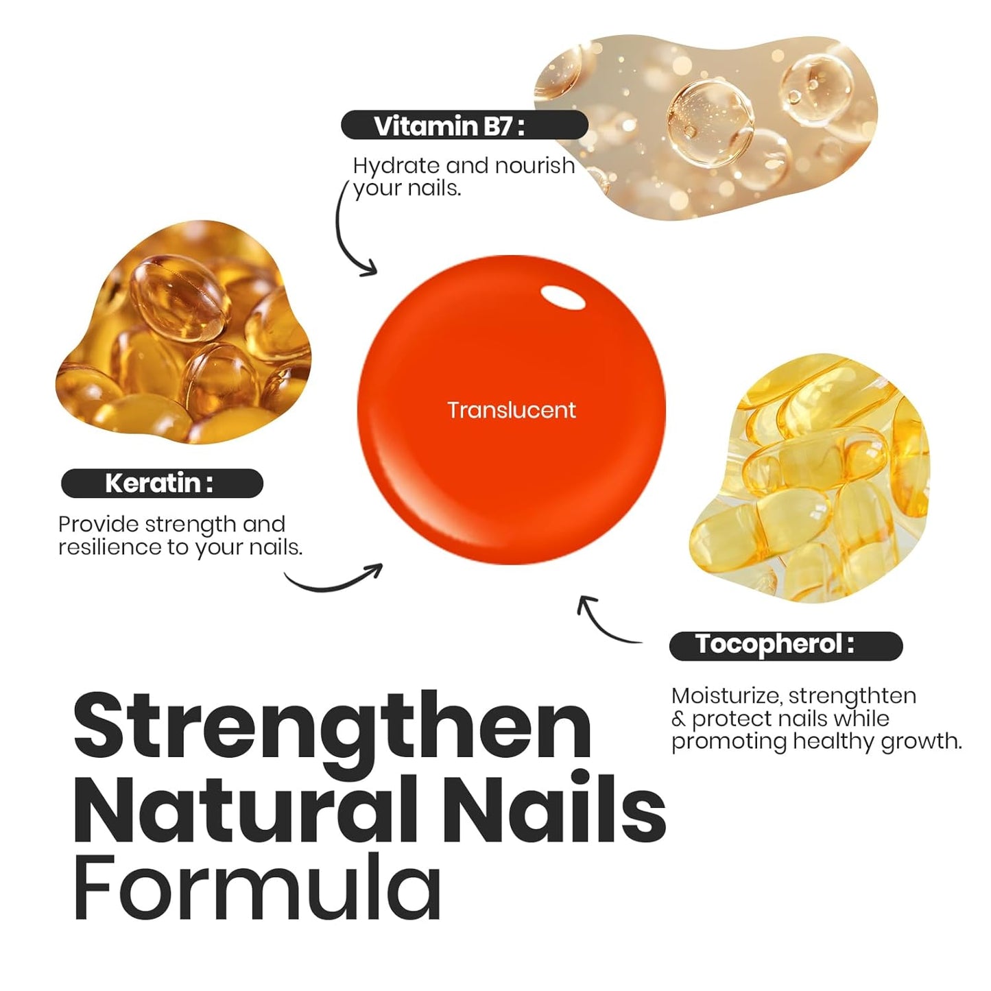 Beetles Fall Nail Polish Set - Golden Harvest 6 Colors Quick Drying Long-Lasting Burgundy Red Orange Jelly Glitter Nail Polish for DIY At-Home Manicure Gift for Women-Velvo Beauty