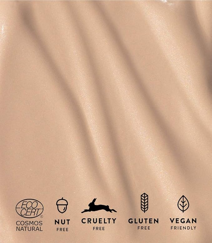 MÁDARA Organic Skincare | Skin Equal Soft Glow Foundation SPF15 IVORY 20-30ml, Mineral foundation with hyaluronic acid, Buildable medium coverage, Dewy foundation, Vegan, COSMOS natural certified-Velvo Beauty