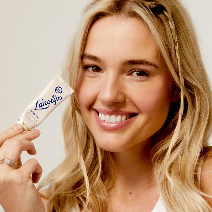 Lanolips 101 Ointment Multi-Balm, Original Superbalm - Contains Pure Lanolin Oil for Smooth, Hydrated & Healthy Lips - Natural Lip Balm for Dry Lips, Cuticles & More (0.52 oz)-Velvo Beauty