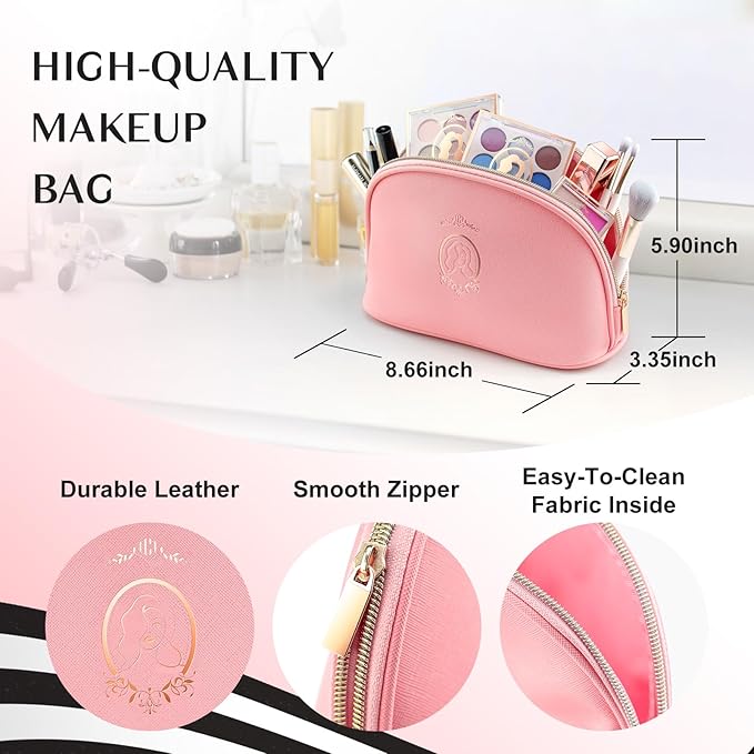 Color Nymph Beginner Makeup Set, Full Starter Cosmetics Set for Teenager Girls with Eyeshadow Palette Blush Lipstick Lip Pencil Eye Pencil Brush Mascara Portable Bag-Velvo Beauty
