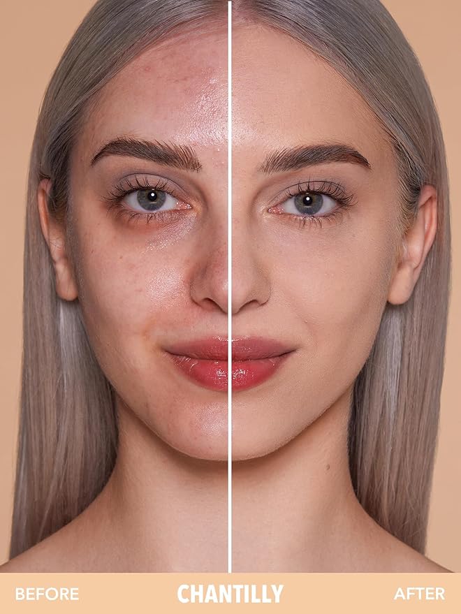 SHEGLAM SKin-Focus Full Coverage Powder Foundation Oil-Control Lightweight Face Pressed Powder Makeup-Chantilly-Velvo Beauty