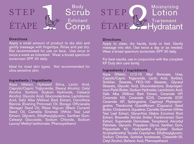 DERMAdoctor KP Bump Eraser Body Scrub and Lotion Kit Dermatologist Formulated Exfoliant | Keratosis Pilaris Treatment For Dry And Bumby Skin 10% AHAs + PHAs-Velvo Beauty