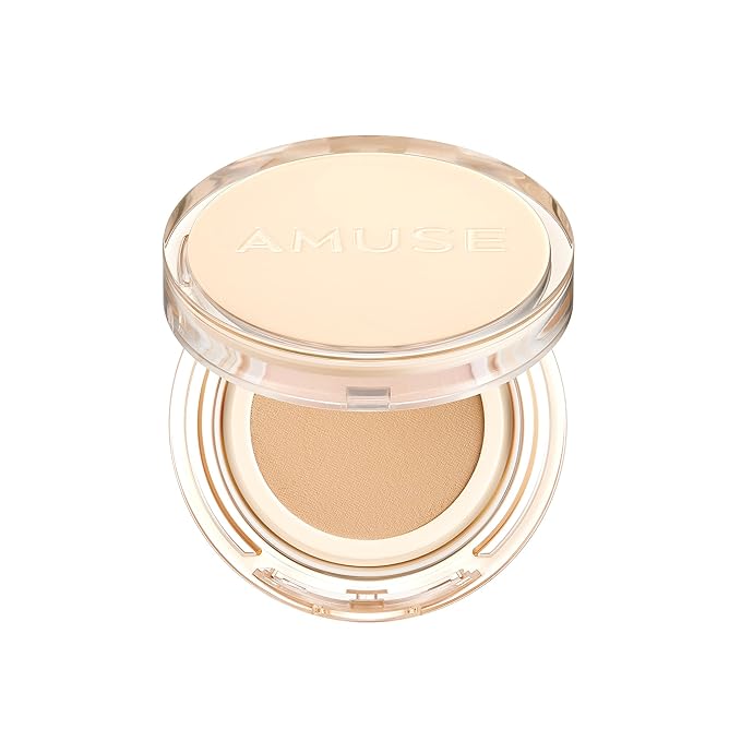 AMUSE Dew Jelly Vegan Cushion Foundation 03 HONEY | dewy, glow, long-lasting, double coverage, clean beauty, lightweight, natural look, foundation for sensitive skin, hydrating cushion-Velvo Beauty