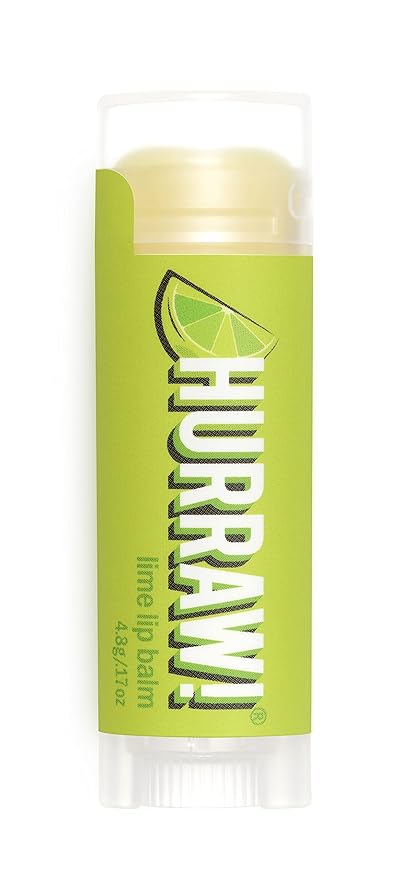 Hurraw! Lime Lip Balm: Organic, Certified Vegan, Cruelty and Gluten Free. Non-GMO, 100% Natural Ingredients. Bee, Shea, Soy and Palm Free. Made in USA-Velvo Beauty