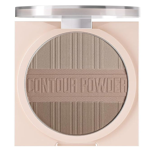 Contour Powder Makeup Palette Matte Face Sculpting Shading Silky Smooth Tone Tuning Flawless Pressed Powder Bronzer, 02 Grey Brown-Velvo Beauty