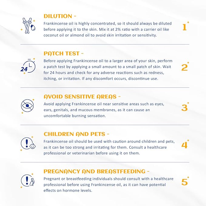 HIQILI 0.33 Fl Oz Frankincense Essential Oil, Relaxing, Skin Care, Camp Atmosphere Creation, Can be Added to Body Lotions, Creams, Aromatherapy Use - 10ml-Velvo Beauty