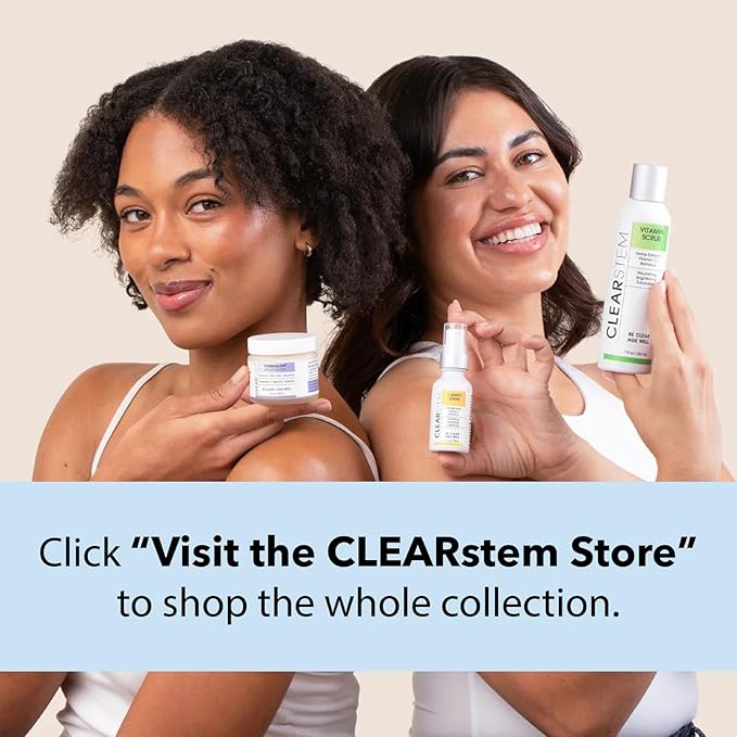 CLEARstem - BRIGHTEYES - Nourishing Anti-Aging Eye Gel - For Puffy Eyes, Crow's Feet, & Dark Circles - Made with Collagen, Stem Cells, Peptides & Aloe Vera - Vegan - Gluten Free - Men & Women - 0.6 oz-Velvo Beauty