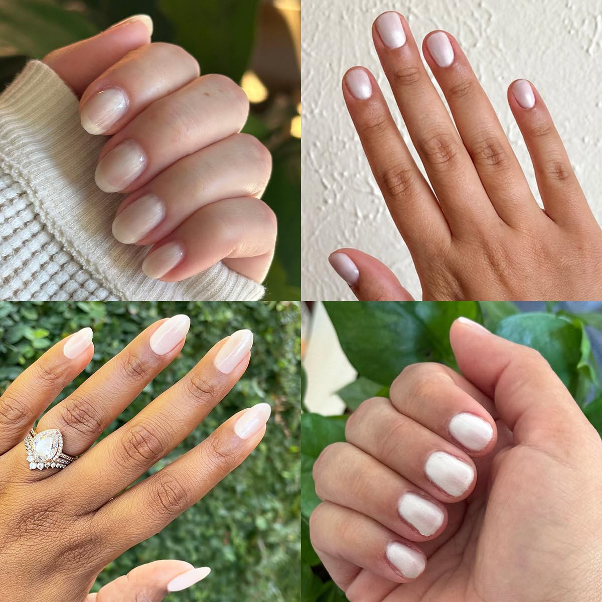 Olive & June Gel Polish | UV LED Nail Lamp Needed | Long Lasting Formula | Up to 21 Days of Wear | Damage-Free Removal | Salon-Quality Manicure, Pedicure at Home | Atlas | Pearly White-Velvo Beauty