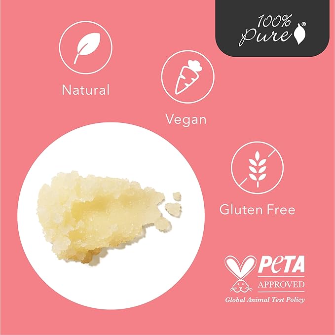 100% PURE Honey Almond Body Scrub Exfoliating Deep Clean with Sea Salts & Nourishing Oils - Natural Deeply Moisturizing Skincare - Vibrant Radiant Skin Restore & Pore Cleanse - Vegan - 10oz-Velvo Beauty