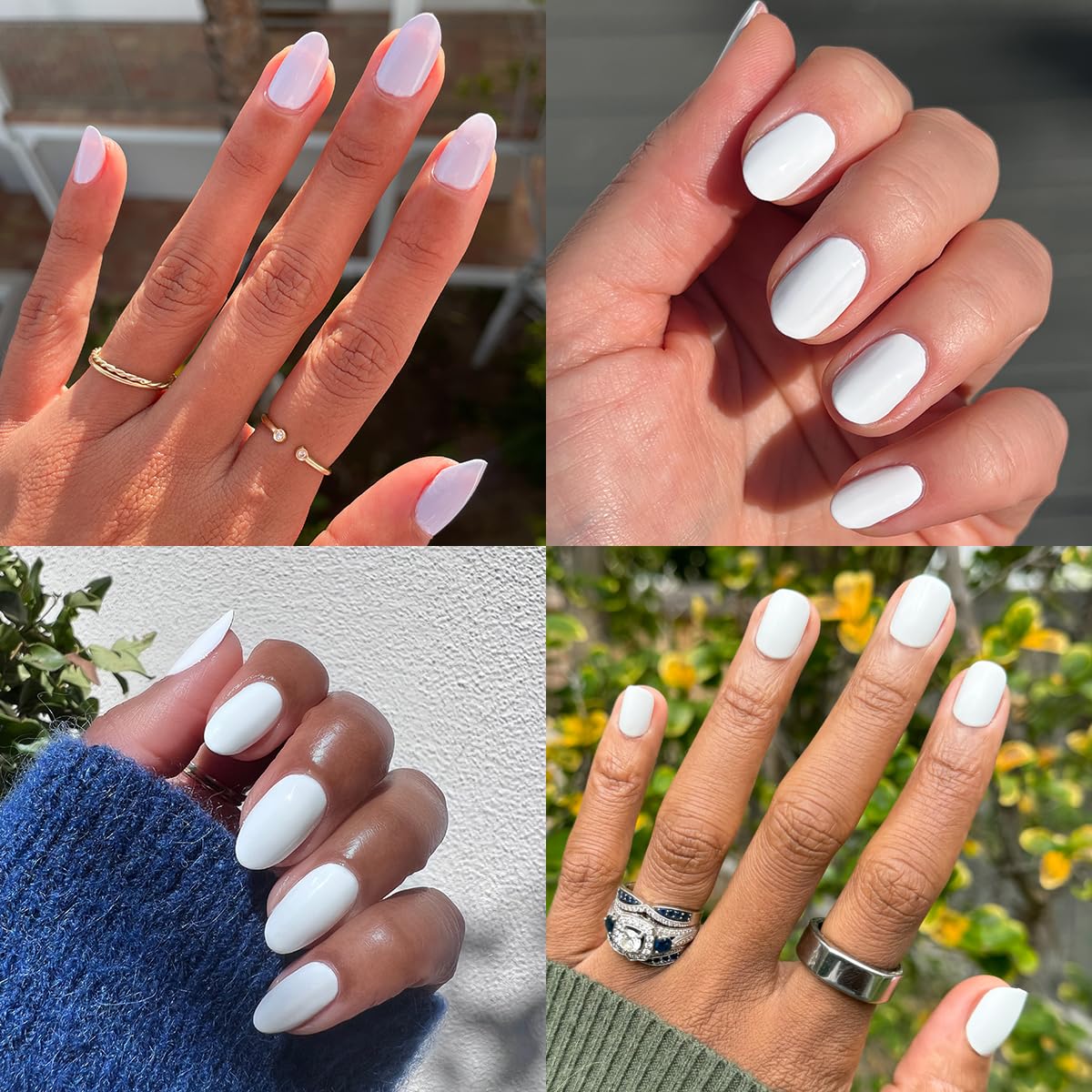 Olive & June Quick Dry Nail Polish | Instant, Fast-Drying, Smudgeproof Color | 15-free, Vegan, Cruelty-Free Formula | Lasts up to 5 Days | Salon-Quality Manicure, Pedicure at Home | Swan Opaque White-Velvo Beauty