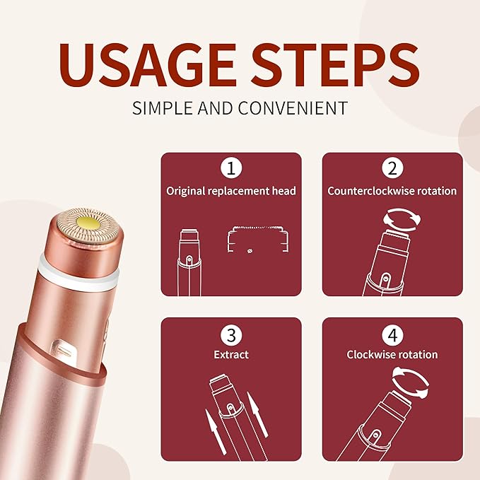 for Flawless Replacement Heads Gen 3 - Finishing Touch Flawless Facial Hair Remover Replacement Blades for Women, Shaver & Razor (6 pack Generation 3)