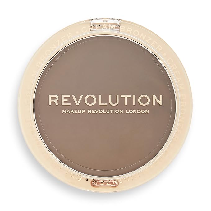 Revolution Beauty, Ultra Cream Face Bronzer, Buildable & Blendable Cream Contour, Vegan & Cruelty Free, Medium, 0.24 Oz.-Velvo Beauty
