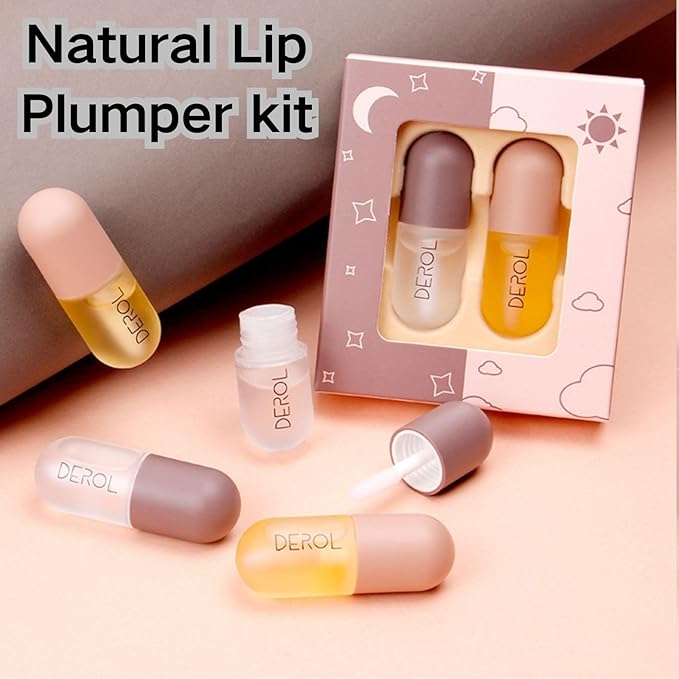 4Pcs Lip Plumper Set,Lip Plumper,Natural Lip Plumper kit,Day and Night Lip Plumper-Velvo Beauty