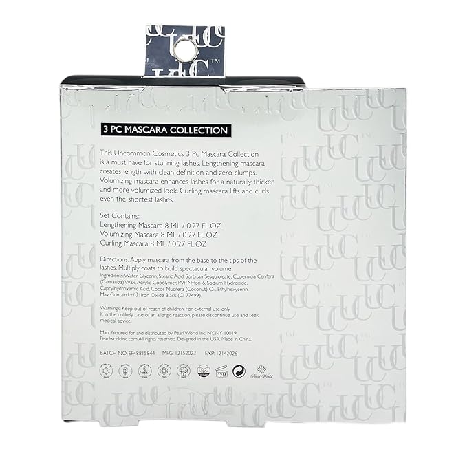 Best Of Lashes Mascara Collection Set - Smudge Proof Mascara with Volume and Length - Clump-Free, Stunning Lashes - 3 pc Gift Set-Velvo Beauty