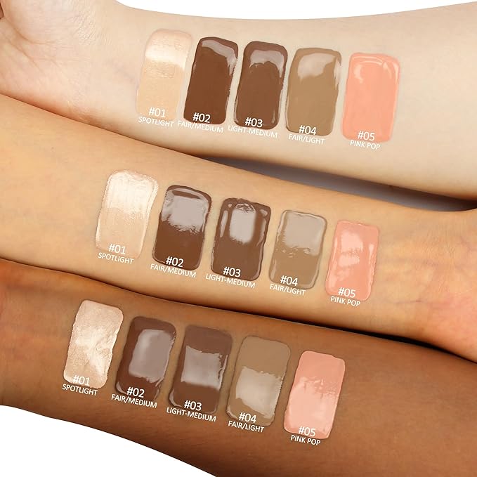 Contour Stick With Cushion Applicator,Liquid Contour Wand,Cream Contour Smooth,Bronzer Stick Lightweight Liquid Bronzer For Face (03)-Velvo Beauty