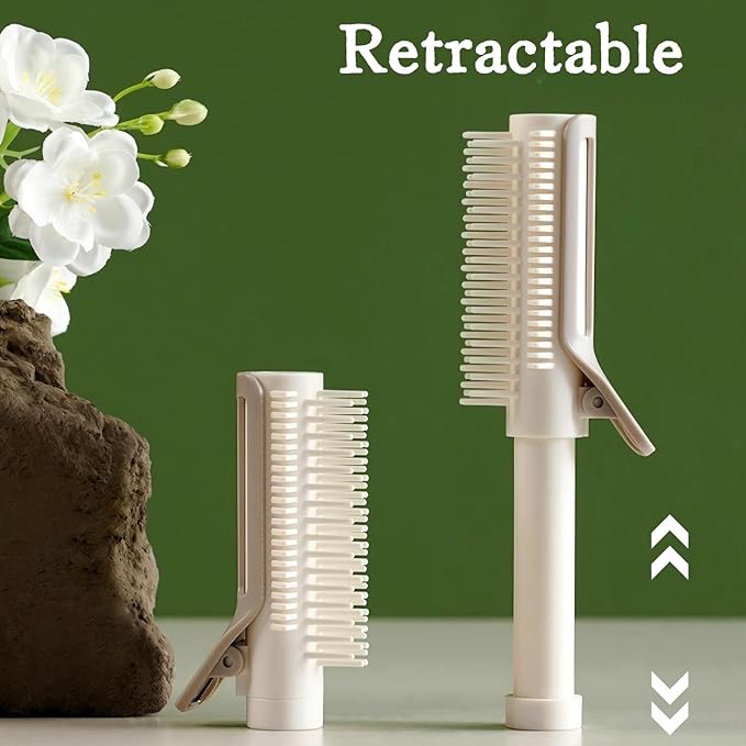 Retractable Hair Root Volume Clips, 2-in-1 Hair Styling Tool, Volumizing Roller Comb for Travel-Velvo Beauty