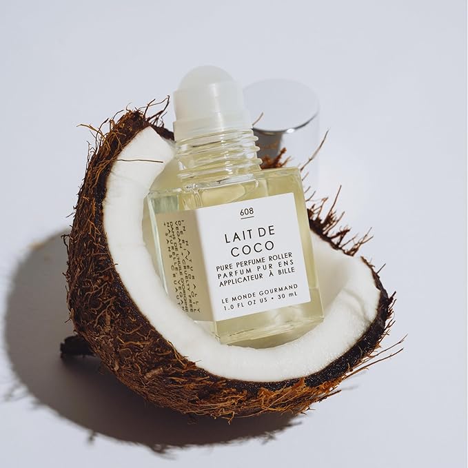 Le Monde Gourmand Lait de Coco Perfume Oil - 1 fl oz (30ml) - Fresh, Creamy, Clean with Vanilla and Coconut Fragrance Notes-Velvo Beauty