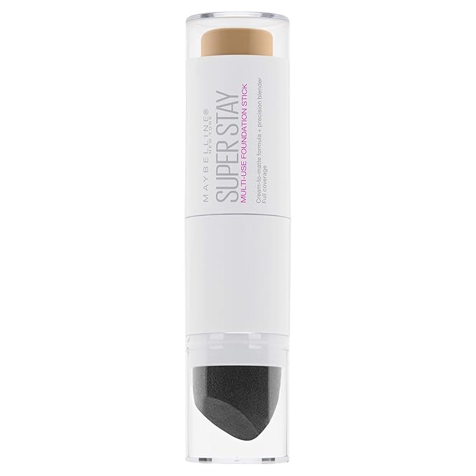 Maybelline New York Super Stay Foundation Stick For Normal to Oily Skin, Golden, 0.25 oz.-Velvo Beauty