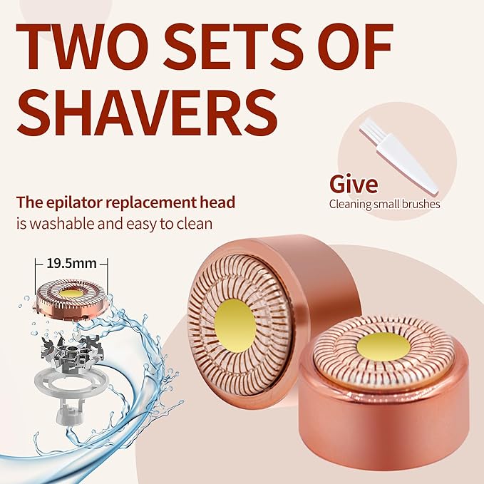 for Flawless Replacement Heads Gen 3 - Finishing Touch Flawless Facial Hair Remover Replacement Blades for Women, Shaver & Razor (6 pack Generation 3)