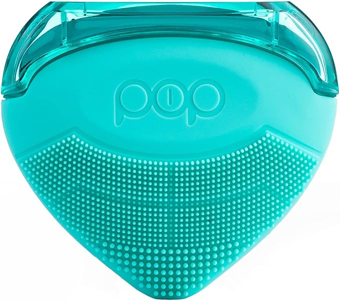 Pop Sonic Strawberry 3 in 1 Skin Exfoliating Cleanser Clean Massage Exfoliate - Turquoise-Velvo Beauty