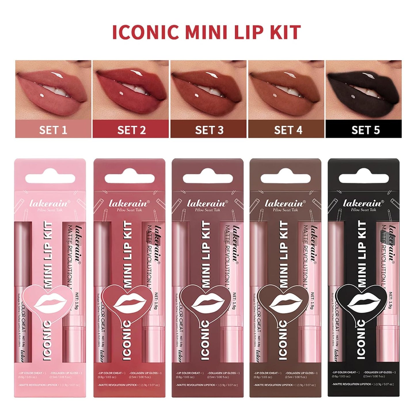 3PCS Black Lip Liner and Lipstick Set – Bold Matte Lipstick, Precision Liner & High-Shine Gloss for Gothic, Halloween, Cosplay & Editorial Looks – Long-Lasting, Smudge-Proof Lip Makeup Kit (Black)-Velvo Beauty