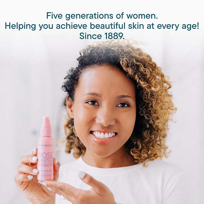 Frownies Rose Water Hydrator Spray - Hydrating Face Mist - Oil Control Toner for Face - Suitable for All Ages and Skin Types, 2oz-Velvo Beauty