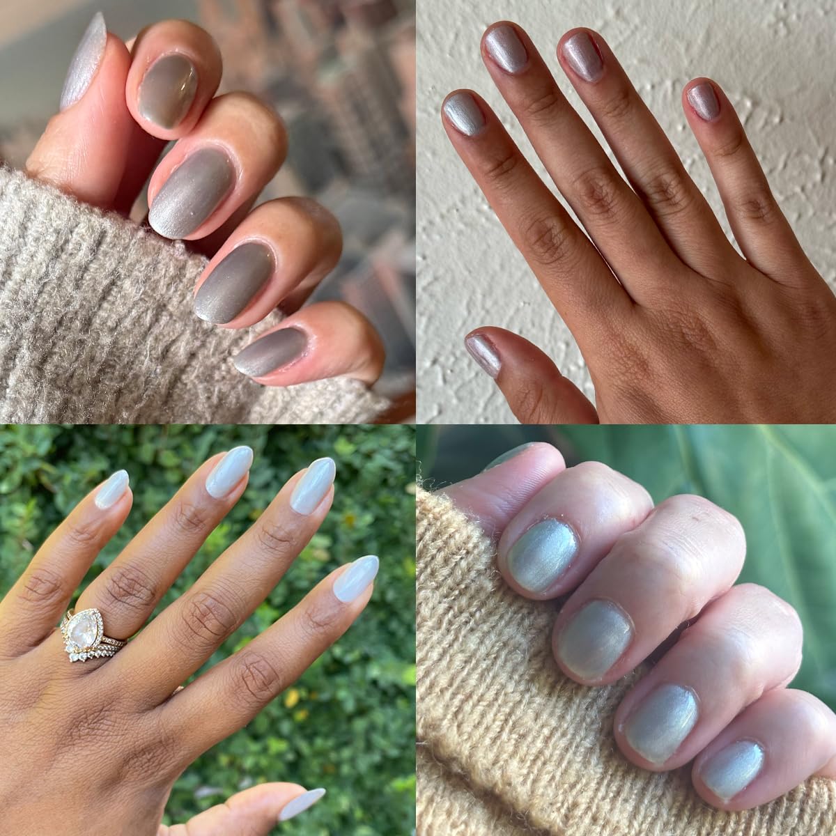 Olive & June Gel Polish | UV LED Nail Lamp Needed | Long Lasting Formula | Up to 21 Days of Wear | Damage-Free Removal | Salon-Quality Manicure at Home| Cosmic Silver | Silver Metallic-Velvo Beauty