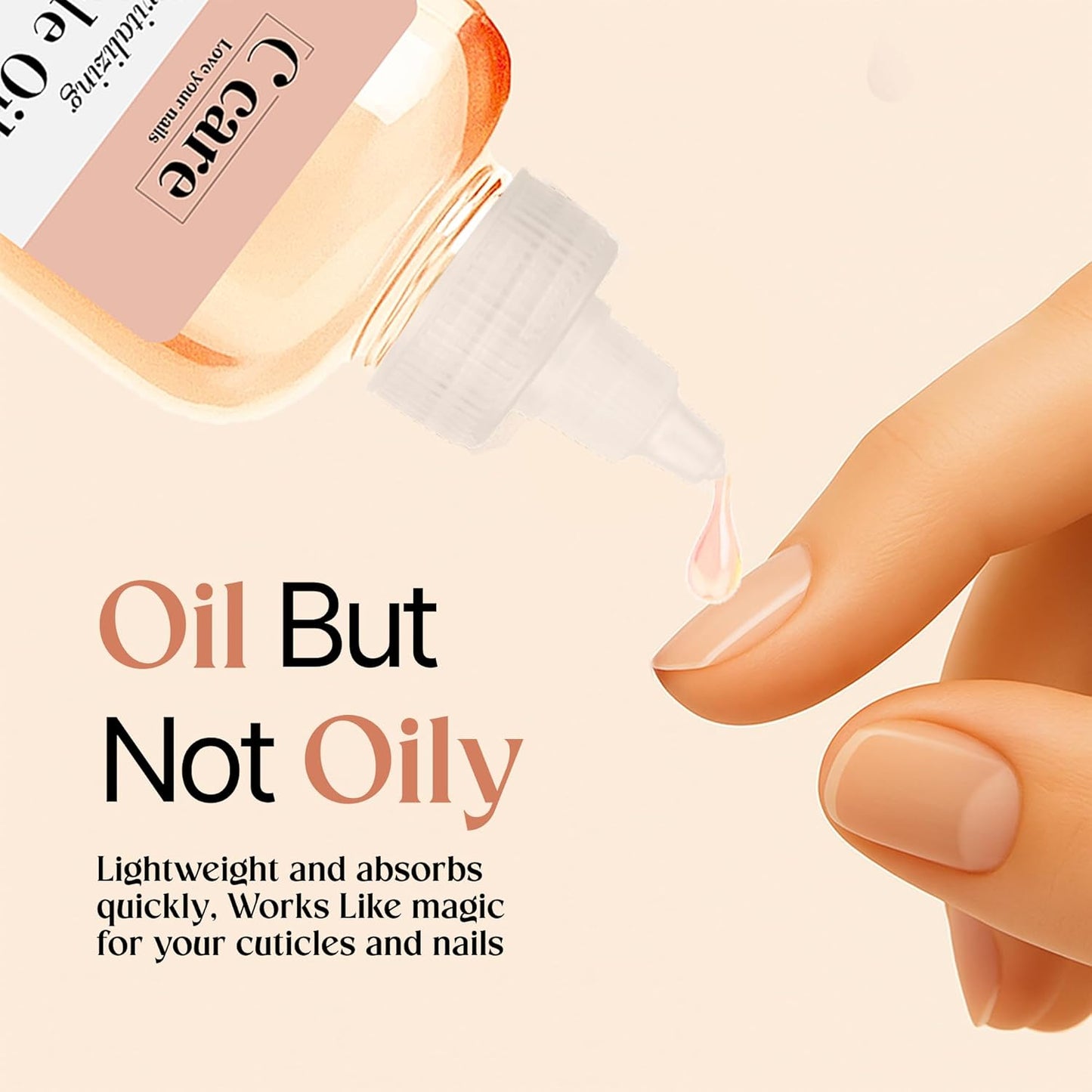 C CARE Vanilla & Sugar cuticle oil For Nails - Repairs Cuticles Overnight - Moisturizes and Strengthens Nails and Cuticles - 8 oz-Velvo Beauty