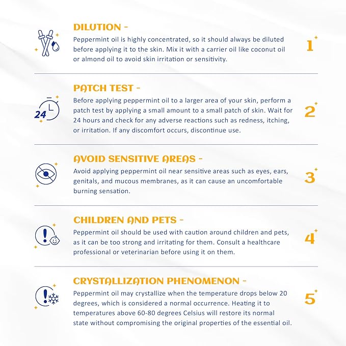 HIQILI 1 Fl Oz Peppermint Oil, for Homemade Spray, Diffuser, 100% Pure Natural 30ML-Velvo Beauty