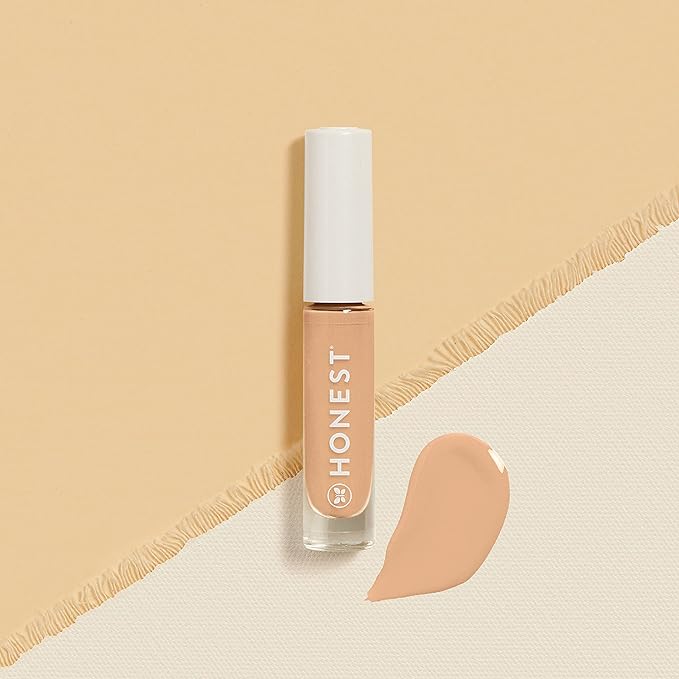 Honest Beauty Fresh Flex Concealer with Niacinamide + Vitamin E + Hyaluronic Acid | Vegan + Cruelty free | Beige, 0.17 fl oz-Velvo Beauty