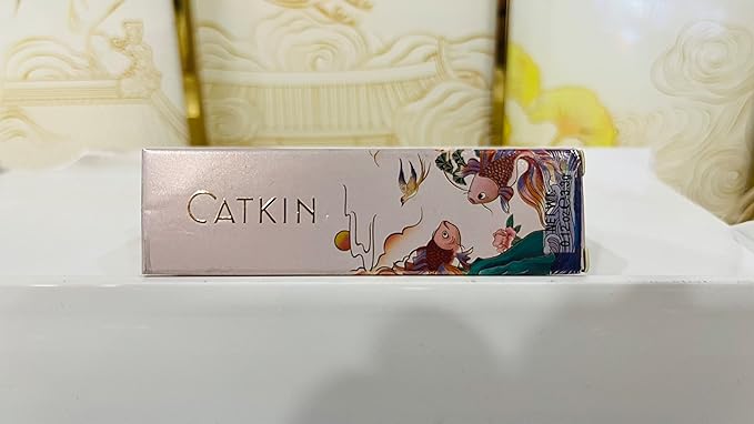CATKIN Tinted Lip Balm Color Changing Lipstick Ultra Hydrating 100% Natural Lip Moistrurizer with Vitamin E Nourishing For Cracked & Dry Lips 0.12 oz Pink-Velvo Beauty