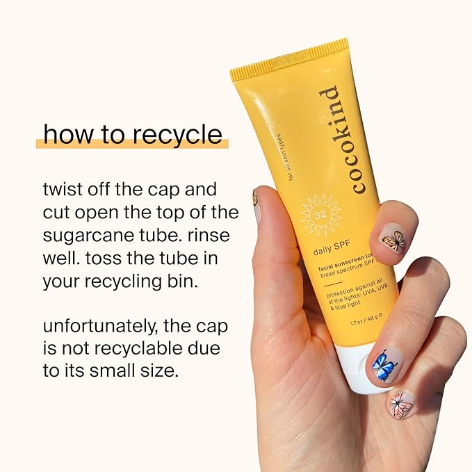 Cocokind Daily SPF, Mineral Face Sunscreen with Zinc Oxide, SPF 32, Reef Safe, Unscented, All Skin Types, Non-Toxic, Cruelty Free, 1.7 fl oz-Velvo Beauty