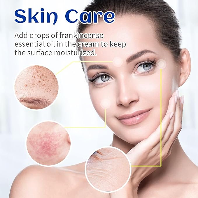 HIQILI 30ML Frankincense Essential Oil, Relaxing, Skin Care, Camp Atmosphere Creation, Can be Added to Body Lotions, Creams, Aromatherapy Use - 1 Fl Oz-Velvo Beauty