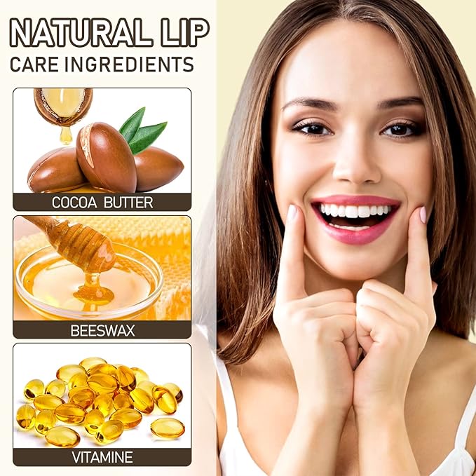 Flower Lip Balm - Color Changing Lipstick Jelly Lip Stain for Perfect Pink Shade, Unique pH Lip Balm for Your Lips, Clean & Vegan Flower Balm (Purple)-Velvo Beauty