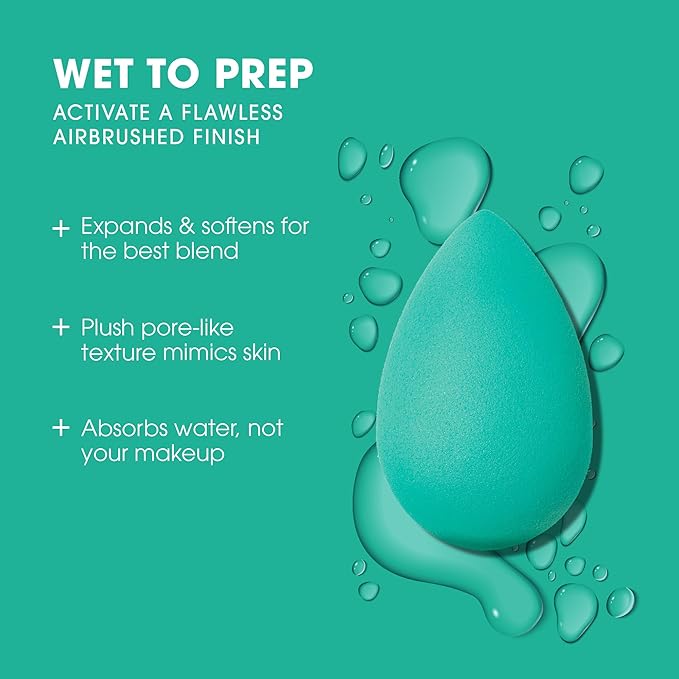Beautyblender® | Chill Blender Makeup Sponge | Blend Liquid Foundations, Powders and Creams | Streak Free Application | Vegan, Cruelty Free | Made in USA-Velvo Beauty
