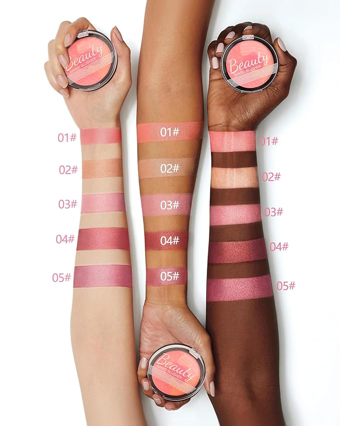 Flower Blush for Cheeks, Matte Shimmer Face Blush Powder,Contour Multiuse Facial Make up Palette,Long Lasting Waterproof Embossed Blusher,Mother's Day Makeup Gift for Women-01#Sakura Pink-Velvo Beauty