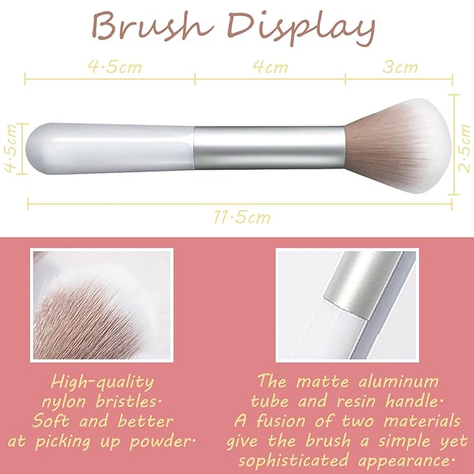 3 Color Matte Pink Blush Palette with Brush, Long Lasting Cheek Makeup, Smooth and Light Blush Powder for Face Beauty-Velvo Beauty