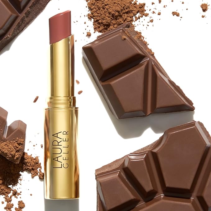 LAURA GELLER NEW YORK Jelly Balm Moisturizing Tinted Lip Color - Cocoa-Motion - Hydrating Vitamin E - Semi-Shine Finish-Velvo Beauty