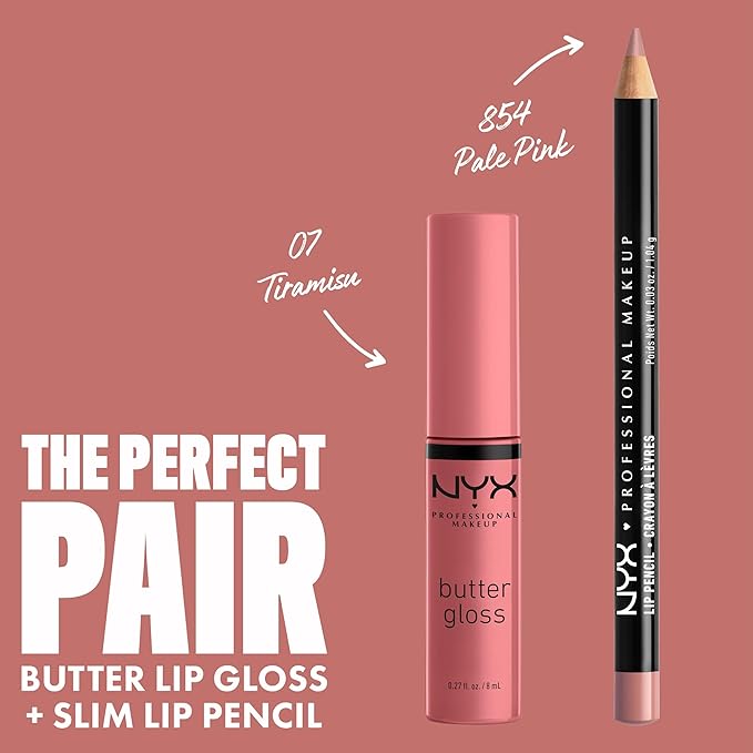 NYX PROFESSIONAL MAKEUP Butter Gloss, Non-Sticky Lip Gloss - Tiramisu (Brown)-Velvo Beauty
