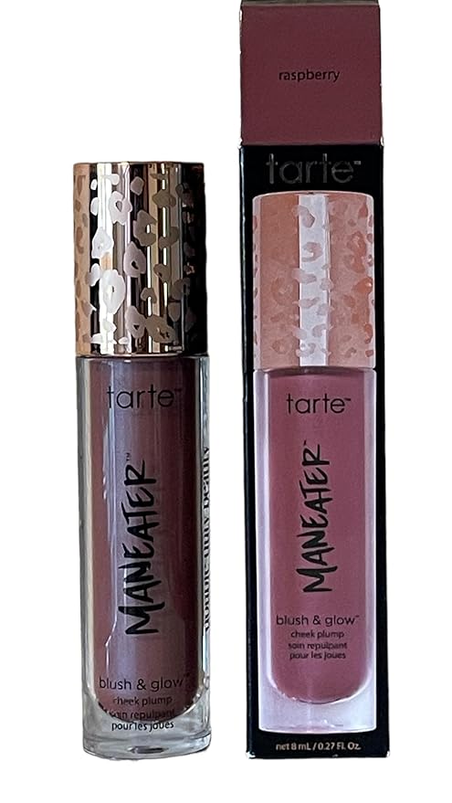 tarte maneater blush & glow cheek plump (raspberry, standard full size), 0.27 Fl Oz (Pack of 1)-Velvo Beauty