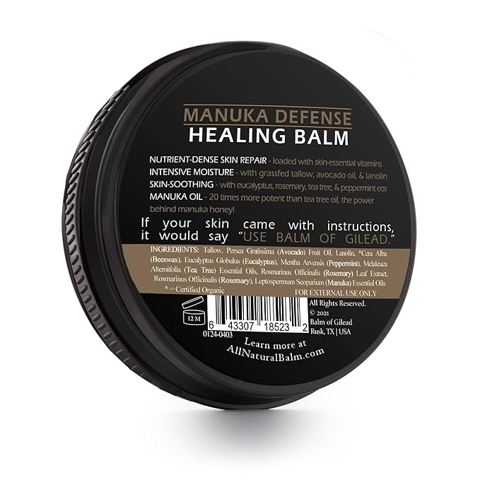 BALM OF GILEAD Tea Tree Balm - 2 fl oz Foot Cream with Tea Tree and Manuka Oil - Intensive Moisture for Itchy Feet, Eczema, Rashes & Dry Skin - Pure Balm That Softens Skin Irritations-Velvo Beauty